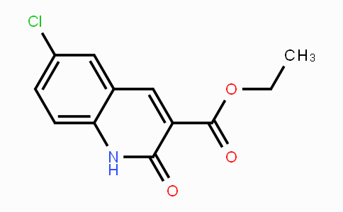 CAS No. 335672-35-0, Ethyl 6-chloro-2-oxo-1,2-dihydroquinoline-3-carboxylate