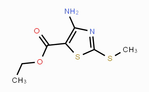 CAS No. 39736-29-3, Ethyl 4-amino-2-(methylthio)thiazole-5-carboxylate