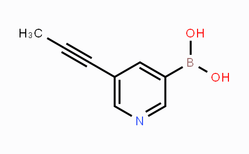 CAS No. 917471-30-8, 5-(Prop-1-ynyl)pyridin-3-ylboronic acid