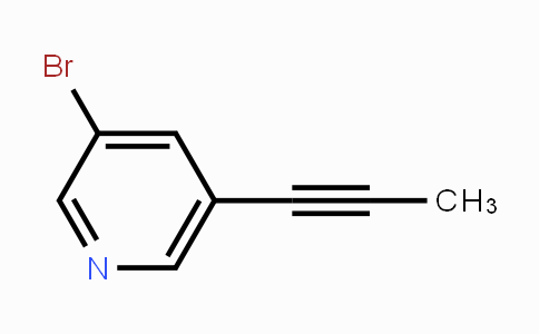 CAS No. 917772-69-1, 3-Bromo-5-(prop-1-ynyl)pyridine