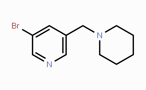 CAS No. 866327-70-0, 3-Bromo-5-(piperidin-1-ylmethyl)pyridine