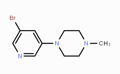 CAS No. 1130759-48-6, 1-(5-Bromopyridin-3-yl)-4-methylpiperazine