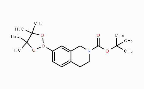 CAS No. 937048-76-5, tert-Butyl 7-(4,4,5,5-tetramethyl-1,3,2-dioxaborolan-2-yl)-3,4-dihydroisoquinoline-2(1H)-carboxylate