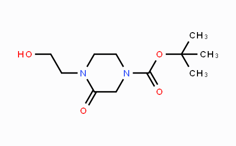 CAS No. 910573-06-7, tert-Butyl 4-(2-hydroxyethyl)-3-oxopiperazine-1-carboxylate