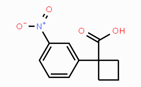 CAS No. 180080-87-9, 1-(3-Nitrophenyl)cyclobutanecarboxylic acid