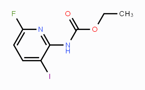 CAS No. 1001070-26-3, Ethyl 6-fluoro-3-iodopyridin-2-ylcarbamate