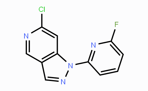 CAS No. 1527524-87-3, 6-Chloro-1-(6-fluoropyridin-2-yl)-1H-pyrazolo[4,3-c]pyridine
