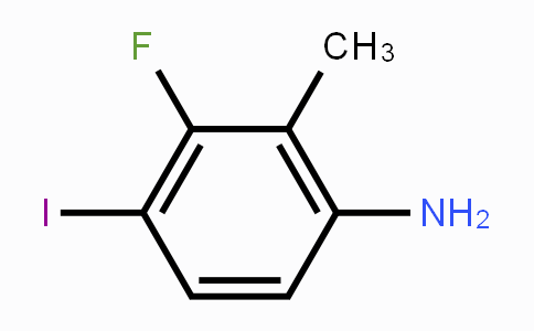 CAS No. 329927-16-4, 3-Fluoro-4-iodo-2-methylbenzenamine