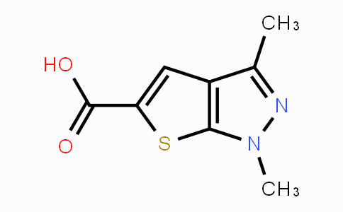 CAS No. 25252-46-4, 1,3-Dimethyl-1H-thieno[2,3-c]-pyrazole-5-carboxylic acid