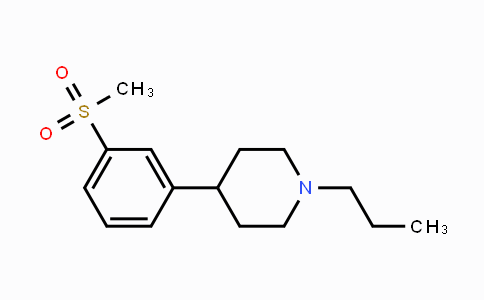 CAS No. 346688-38-8, 4-[3-(Methylsulfonyl)phenyl]-1-propylpiperidine