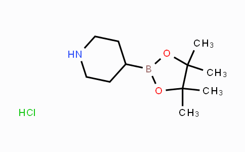 CAS No. 1218790-99-8, 4-(4,4,5,5-Tetramethyl-1,3,2-dioxaborolan-2-yl)piperidine hydrochloride
