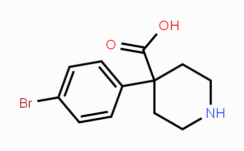 CAS No. 913542-80-0, 4-(4-Bromophenyl)piperidine-4-carboxylic acid