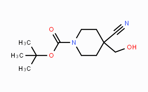 CAS No. 614730-96-0, Tert-butyl 4-cyano-4-(hydroxymethyl)-piperidine-1-carboxylate