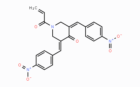 CAS No. 330450-45-8, (3Z,5E)-1-Acryloyl-3,5-bis(4-nitrobenzylidene)-piperidin-4-one