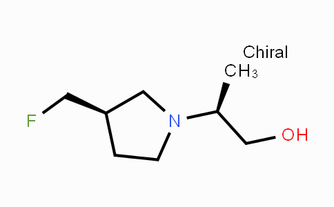 CAS No. 1443983-92-3, (S)-2-((R)-3-(Fluoromethyl)pyrrolidin-1-yl)propan-1-ol