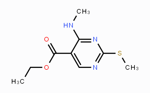 CAS No. 76360-82-2, Ethyl 4-(methylamino)-2-(methylthio)-pyrimidine-5-carboxylate