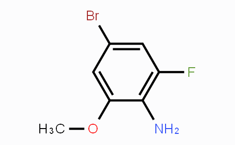 CAS No. 1261216-27-6, 4-Bromo-2-fluoro-6-methoxyaniline