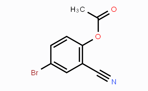 CAS No. 38873-07-3, 4-Bromo-2-cyanophenyl acetate