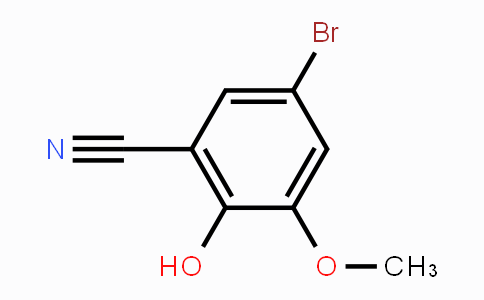 CAS No. 198280-95-4, 5-Bromo-2-hydroxy-3-methoxybenzonitrile