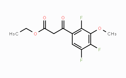 CAS No. 112811-68-4, Ethyl 3-oxo-3-(2,4,5-trifluoro-3-methoxyphenyl)propanoate