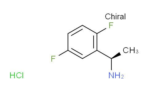 CAS No. 1391449-47-0, (R)-1-(2,5-二氟苯基)乙胺盐酸盐