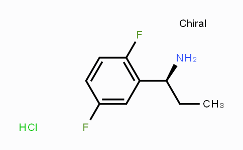 CAS No. 1217437-41-6, (S)-1-(2,5-Difluorophenyl)propan-1-amine hydrochloride