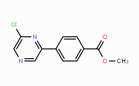 CAS No. 1020718-59-5, Methyl 4-(6-chloropyrazin-2-yl)benzoate