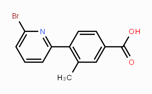 CAS No. 1020718-68-6, 4-(6-Bromo-pyridin-2-yl)-3-methyl-benzoic acid