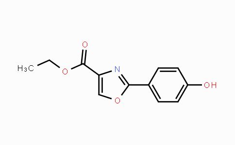 CAS No. 200400-76-6, 2-(4-Hydroxy-phenyl)-oxazole-4-carboxylic acid ethyl ester