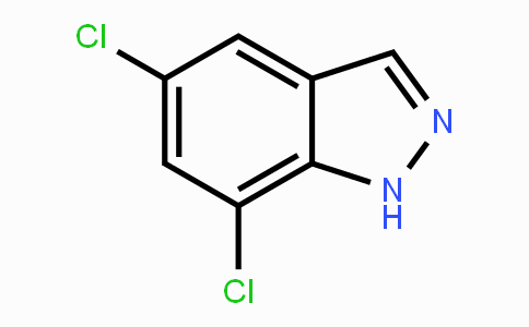 CAS No. 50477-27-5, 1H-Indazole, 5,7-dichloro-