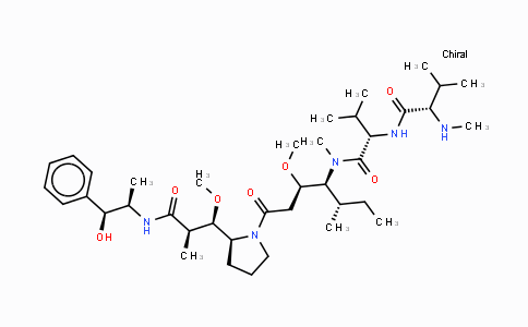 CAS No. 474645-27-7, (S)-N-((3R,4S,5S)-1-((S)-2-((1R,2R)-3-(((1R,2R)-1-Hydroxy-1-phenylpropan-2-yl)amino)-1-methoxy-2-methyl-3-oxopropyl)pyrrolidin-1-yl)-3-methoxy-5-methyl-1-oxohe