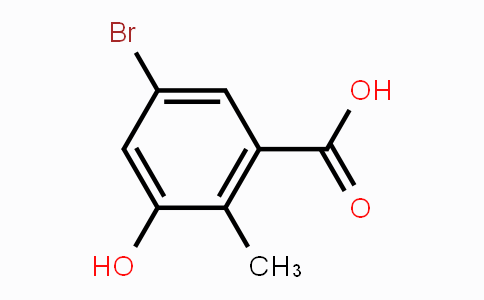 CAS No. 1442643-22-2, 5-Bromo-3-hydroxy-2-methylbenzoic acid
