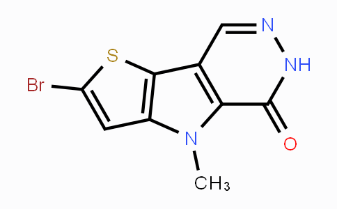 CAS No. 1221186-56-6, 2-Bromo-4-methyl-4H-thieno[2',3':4,5]-pyrrolo[2,3-d]pyridazin-5(6H)-one