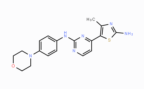 DY107049 | 693228-63-6 | 4-Methyl-5-(2-((4-morpholinophenyl)amino)-pyrimidin-4-yl)thiazol-2-amine