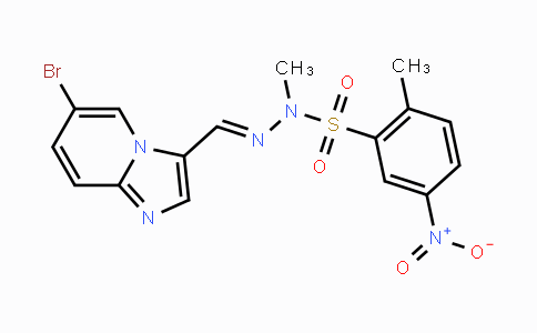 MC107069 | 372196-67-3 | (E)-N'-((6-Bromoimidazo[1,2-a]pyridin-3-yl)methylene)-N,2-dimethyl-5-nitrobenzenesulfonohydrazide