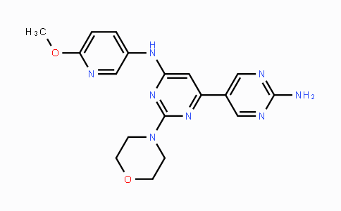 CAS No. 944396-88-7, N6-(6-Methoxypyridin-3-yl)-2-morpholino-[4,5'-bipyrimidine]-2',6-diamine