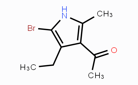 CAS No. 859074-81-0, 1-(5-Bromo-4-ethyl-2-methyl-1H-pyrrol-3-yl)ethanone