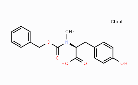 CAS No. 86099-14-1, (S)-2-(((Benzyloxy)carbonyl)(methyl)amino)-3-(4-hydroxyphenyl)propanoic acid