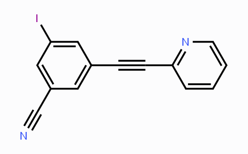 CAS No. 1312924-02-9, 3-Iodo-5-(pyridin-2-ylethynyl)benzonitrile