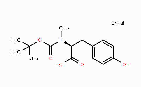 CAS No. 82038-34-4, (S)-2-((tert-Butoxycarbonyl)(methyl)amino)-3-(4-hydroxyphenyl)propanoic acid