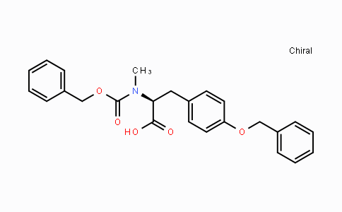 CAS No. 95015-69-3, (S)-2-(((Benzyloxy)carbonyl)(methyl)amino)-3-(4-(benzyloxy)phenyl)propanoic acid