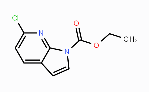 CAS No. 849068-50-4, Ethyl 6-chloro-1H-pyrrolo-[2,3-b]pyridine-1-carboxylate