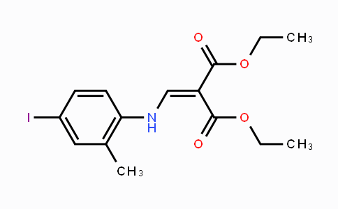 CAS No. 951006-38-5, Diethyl 2-(((4-iodo-2-methylphenyl)-amino)methylene)malonate