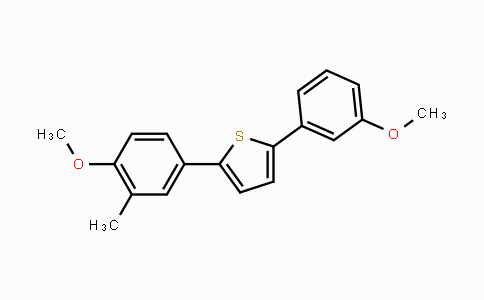 CAS No. 1193525-42-6, 2-(4-Methoxy-3-methylphenyl)-5-(3-methoxyphenyl)thiophene