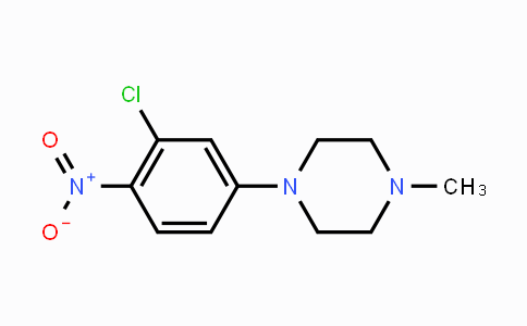 CAS No. 1059705-52-0, 1-(3-Chloro-4-nitrophenyl)-4-methylpiperazine