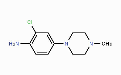 CAS No. 1124330-00-2, 2-Chloro-4-(4-methylpiperazin-1-yl)aniline
