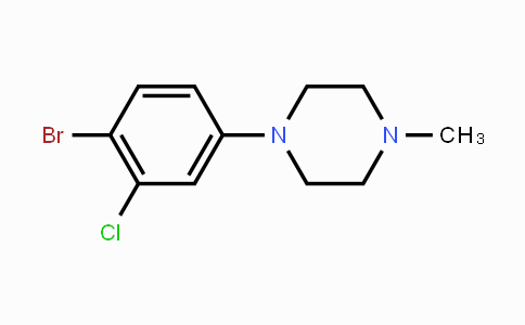 CAS No. 1426958-37-3, 1-(4-Bromo-3-chlorophenyl)-4-methylpiperazine