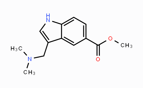CAS No. 98323-95-6, Methyl 3-((dimethylamino)methyl)-1H-indole-5-carboxylate
