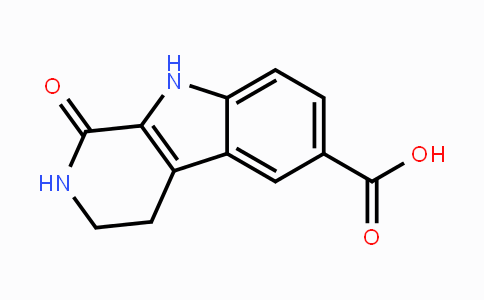 CAS No. 1751-78-6, 1-Oxo-2,3,4,9-tetrahydro-1H-pyrido-[3,4-b]indole-6-carboxylic acid