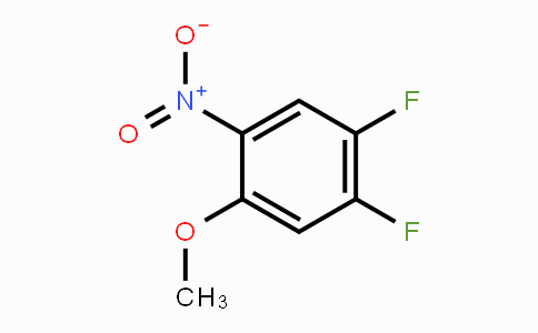 CAS No. 66684-64-8, 1,2-Difluoro-4-methoxy-5-nitrobenzene